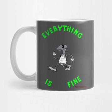 Pixxa Eraserhead Everything Is Fine Kupa Bardak