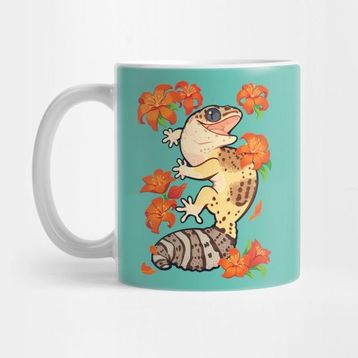Pixxa Fire Lily Gecko Kupa Bardak