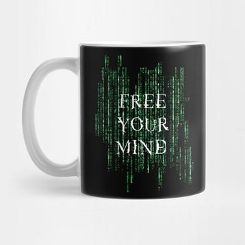 Pixxa Free Your Mind Matrix Kupa Bardak