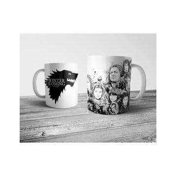 Pixxa Game of Thrones House Stark Sketch Kupa Bardak