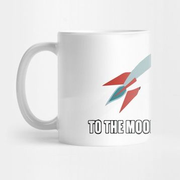 Pixxa Go To The Moon Kripto Para Bitcoin Eteryum Dogecoin Kupa Bardak