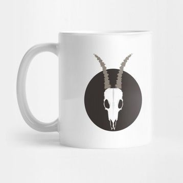 Pixxa Goat Skull Logo Kupa Bardak