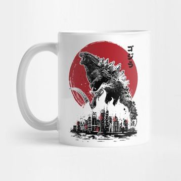 Pixxa Godzilla Gojira Kupa Bardak