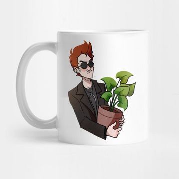 Pixxa Good Omens Crowley Kupa Bardak