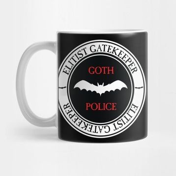 Pixxa Goth Police Kupa Bardak
