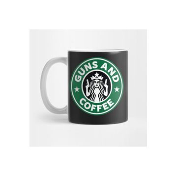 Pixxa Guns And Coffee Kupa Bardak