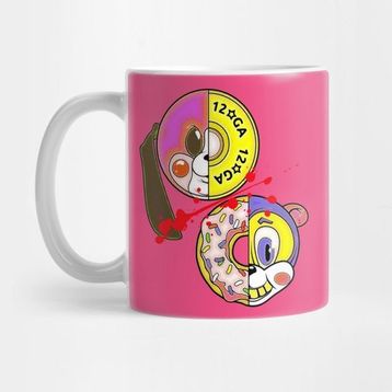 Pixxa Hazel Cha-Cha Donuts And Bullets Kupa Bardak