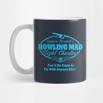Pixxa Howling Mad Aviation Kupa Bardak