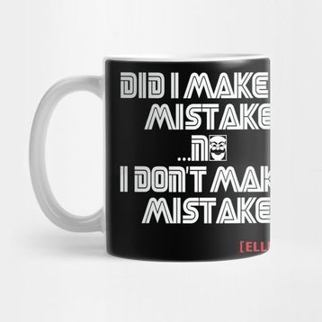 Pixxa I Dont Make Mistakes Mr Robot Kupa Bardak