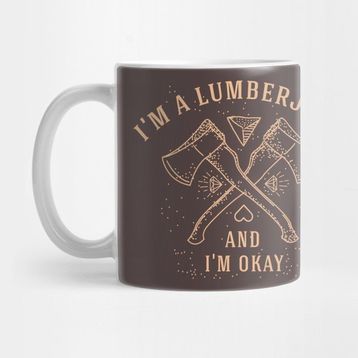 Pixxa Im A Lumberjack Kupa Bardak