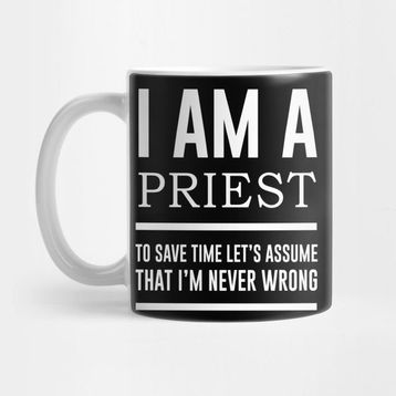 Pixxa I'm A Priest Kupa Bardak