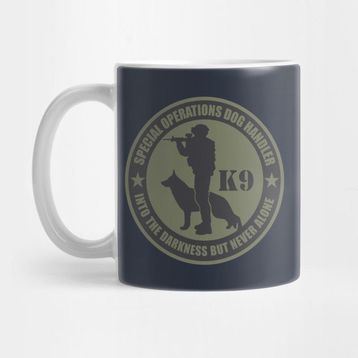 Pixxa K9 Special Operations Dog Handler Kupa Bardak