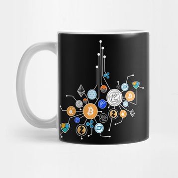 Pixxa Kripto Bitcoin Eteryum Kupa Bardak