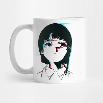 Pixxa Lain 3D Glitch 01 Kupa Bardak