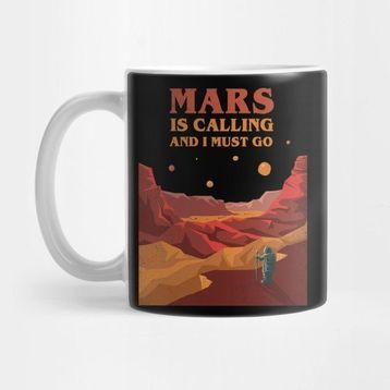 Pixxa Mars Is Calling Kupa Bardak