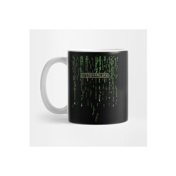 Pixxa Matrix System Failure Ugly Sweater Stitch Matrix Kupa Bardak