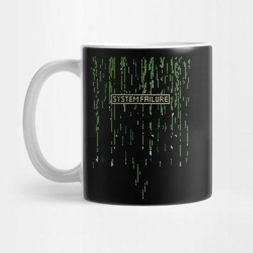 Pixxa Matrix System Failure Ugly Sweater Stitch Matrix Kupa Bardak