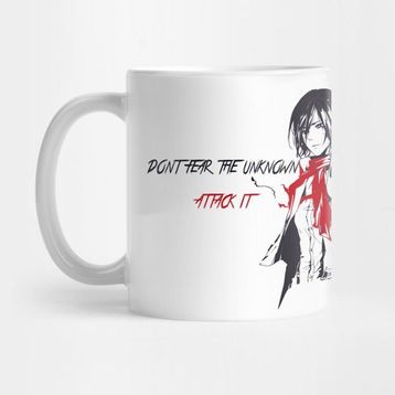 Pixxa Mikasa Attack On Titan Kupa Bardak