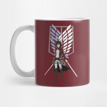 Pixxa Mikasa Attack On Titan Kupa Bardak