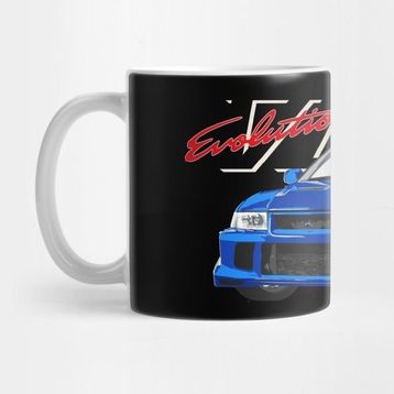 Pixxa Mitsubishi Lancer Evolution 6 Tme Blue Kupa Bardak