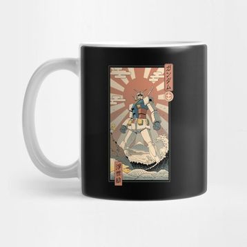 Pixxa Mobile Suit Ukiyo-E Kupa Bardak