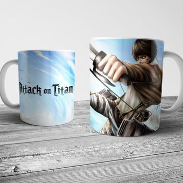 Pixxa Model 1 Attack on Titan Kupa Bardak