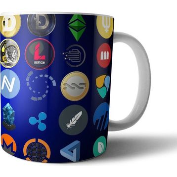 Pixxa Model 1 Kripto Para Crypto Currency Logo Kupa Bardak