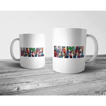 Pixxa Model 1 Marvel Comics Logo Kupa Bardak