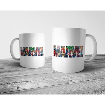 Pixxa Model 1 Marvel Comics Logo Kupa Bardak
