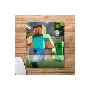 Pixxa Model -1 Minecraft Bilek Destekli Mouse Pad