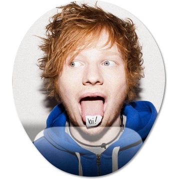 Pixxa Model -1 Oval Ed Sheeran Bilek Destekli Mouse Pad