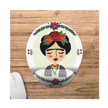 Pixxa Model -1 Oval Frida Bilek Destekli Mouse Pad