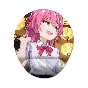Pixxa Model -1 Oval Honkai Impact Bilek Destekli Mouse Pad