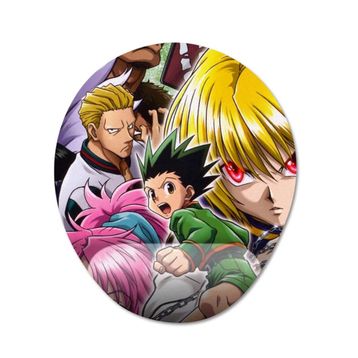 Pixxa Model -1 Oval Hunter x Hunter Bilek Destekli Mouse Pad
