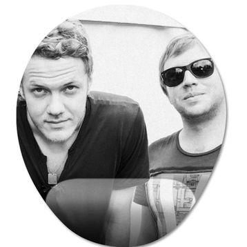 Pixxa Model -1 Oval Imagine Dragons Bilek Destekli Mouse Pad