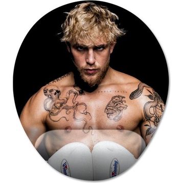 Pixxa Model -1 Oval Jake Paul Bilek Destekli Mouse Pad