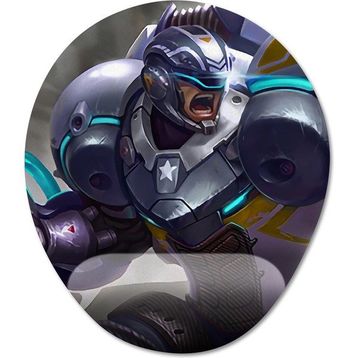 Pixxa Model -1 Oval Mobile Legends-Johnson Bilek Destekli Mouse Pad