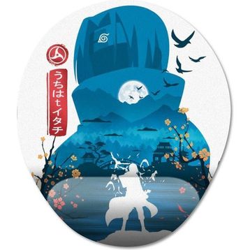 Pixxa Model 1 Oval Naruto - Itachi Bilek Destekli Mouse Pad