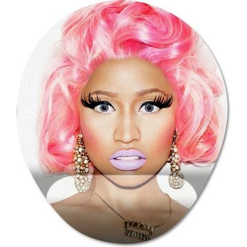 Pixxa Model -1 Oval Nicki Minaj Bilek Destekli Mouse Pad
