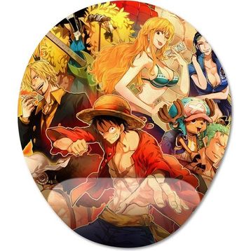 Pixxa Model -1 Oval One Piece Bilek Destekli Mouse Pad