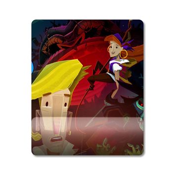 Pixxa Model -1 Oval Return to Monkey İsland Bilek Destekli Mouse Pad