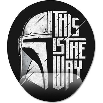 Pixxa Model 1 Oval the Mandalorian Bilek Destekli Mouse Pad