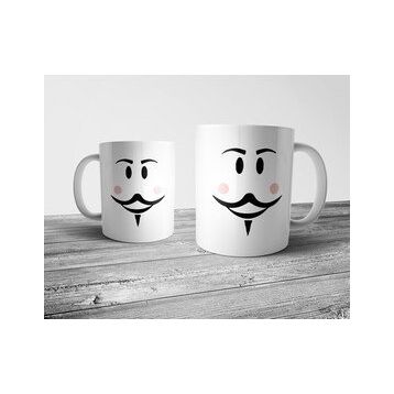 Pixxa Model 1 Roblox Fawkes Face Kupa Bardak