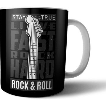 Pixxa Model 1 Rock Müzik Kupa Bardak