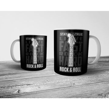 Pixxa Model 1 Rock Müzik Kupa Bardak