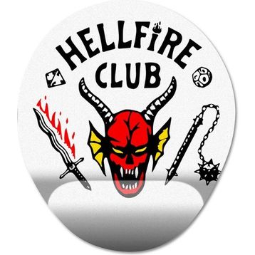 Pixxa Model - 1 Stranger Things Hellfire Club Bilek Destekli Mouse Pad