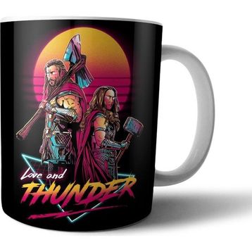 Pixxa Model 1 Thor Love Thunder Retro Kupa Bardak
