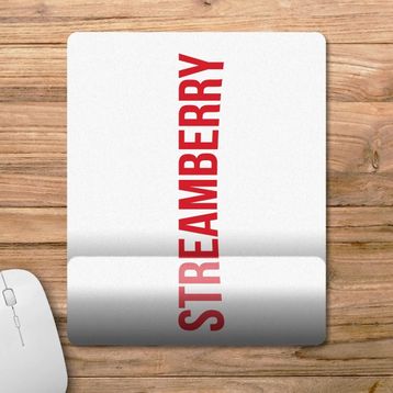 Pixxa Model - 2 Black Mirror - Streamberry Bilek Destekli Mouse Pad