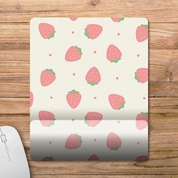 Pixxa Model - 2 Çilek Bilek Destekli Mouse Pad