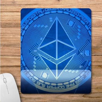 Pixxa Model - 2 Etherium (Eteryum) Crypto Currency Bilek Destekli Mouse Pad